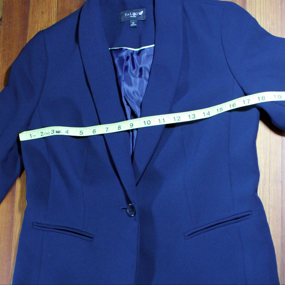 Talbots Petite Single Button Slimming Blazer 2P - Picture 5 of 8